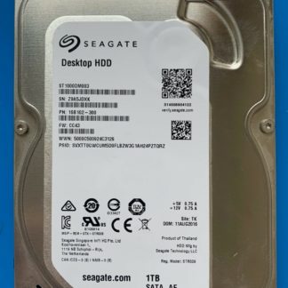 ST1000DM003 1SB102-300 Z9A5JDXK CC43 TK SEAGATE SATA 1TB 100774000 REV A