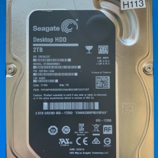 ST2000DM001 1ER164-044 Z8E0AZ37 AQ03 TK SEAGATE SATA 2TB 100762568 REV A