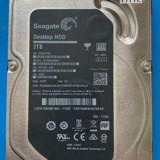ST2000DM001 1ER164-044 Z8E0V7YW AQ03 TK SEAGATE SATA 2TB 100762568 REV A