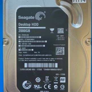 ST2000DM001 1ER164-044 Z8E02LQN AQ03 TK SEAGATE SATA 2000GB 100762568 REV A