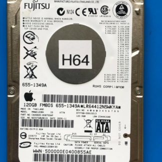 APPLE Fujitsu MHW2120BH, CA06820-B38700AP, 0FFF6B-00810013, 120GB SATA 2.5 HD