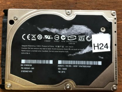 APPLE Seagate ST9250421ASG P/N: 9GEG43-040 FW: AP15 250GB - China 100513573 REVB