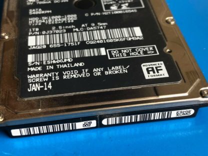 HGST HTS541010A9E662, PN 0J37023, MLC DA5747, 1TB SATA 2.5 Hard Drive - Image 4