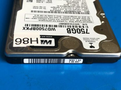 WD7500BPKX-22HPJT0, DCM HA0TJHN, Western Digital 750GB SATA 2.5 Hard Drive - Image 4