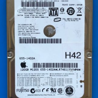 APPLE Fujitsu MHY2120BH, CA06889-B42500AP, 0CFE1A-0081000D, 120GB SATA 2.5 HD