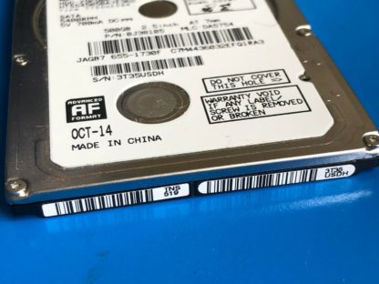 HGST HTS545050A7E362, PN 0J38105, MLC DA5754, 500GB SATA 2.5 Hard Drive - Image 4