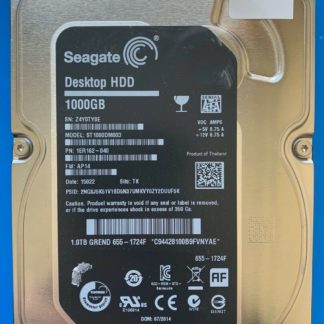 ST1000DM003 1ER162-040 Z4Y0TY0E AP14 TK SEAGATE SATA 1000GB 100724095 REV A