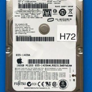 APPLE Fujitsu MHY2160BH, CA06889-B42700AP, 0CFD0A-0081000D, 160GB SATA 2.5 HD