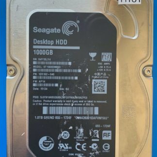 ST1000DM003 1ER162-040 S4Y1BLY4 AP14 SU SEAGATE SATA 1000GB 100724095 REV A