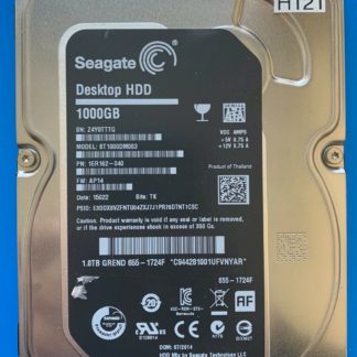 ST1000DM003 1ER162-040 Z4Y0TTTG AP14 TK SEAGATE SATA 1000GB 100724095 REV A