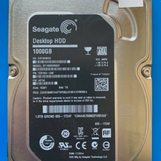 ST1000DM003 1ER162-040 Z4Y3HWEQ AP14 TK SEAGATE SATA 1000GB 100724095 REV A