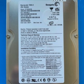 ST3250823A 9Y7283-301 5ND03NL3 3.02 WU SEAGATE PATA 250GB 100335769
