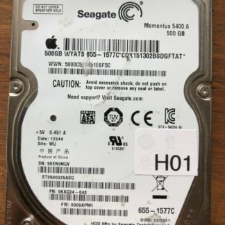 ST9500325ASG  9KAG34-043  0009APM1  WU  5VEN9NGV  SEAGATE SATA 500GB  100663719