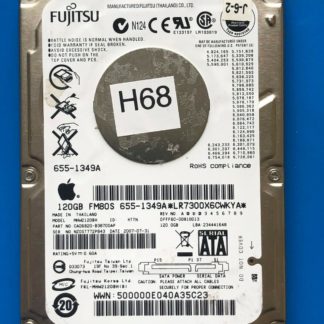 APPLE Fujitsu MHW2120BH, CA06820-B38700AP, 0FFF6C-00810013, 120GB SATA 2.5 HD