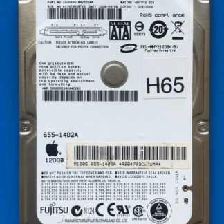 APPLE Fujitsu MHY2120BH, CA06889-B42500AP, 0CFD0E-0081000D, 120GB SATA 2.5 HD