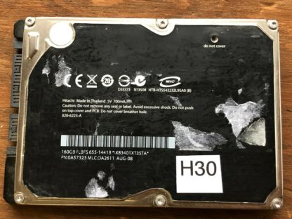APPLE HITACHI HTS543232L9SAO P/N: 0A57323 MLC: DA2611 160GB - THAILAND 0A90126
