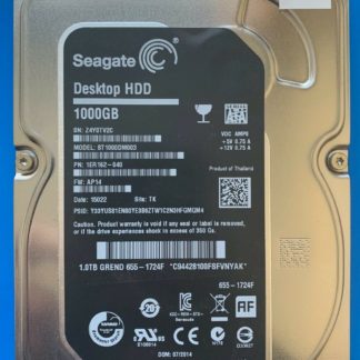 ST1000DM003 1ER162-040 Z4Y0TV2C AP14 TK SEAGATE SATA 1000GB 100724095 REV A