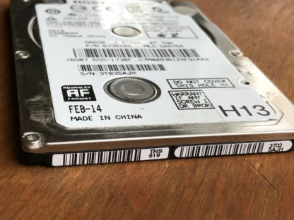 HGST HTS545050A7E362, PN 0J38105, MLC DA5754, Hitachi 500GB SATA 2.5 Hard Drive - Image 4