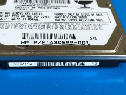 MK1652GSX, B0/LV011C, HDD2H03 F VL01 T, Toshiba 160GB SATA 2.5 Hard Drive - Image 4