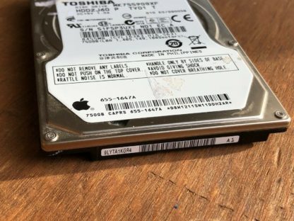 MK7559GSXF, E0/GQ005B, HDD2J60 P TV01 T, Toshiba 750GB SATA 2.5 Hard Drive - Image 4