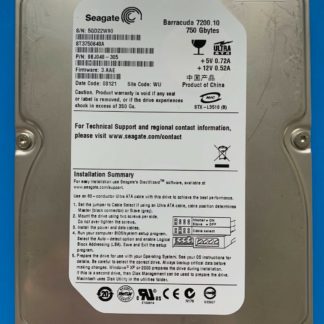 ST3750640A 9BJ048-305 5QD22W90 3.AAE WU SEAGATE PATA 750GB 100409235