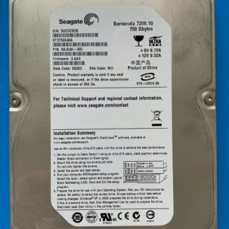 ST3750640A 9BJ048-305 5QD3Z9DB 3.AAE WU SEAGATE PATA 750GB 100406537