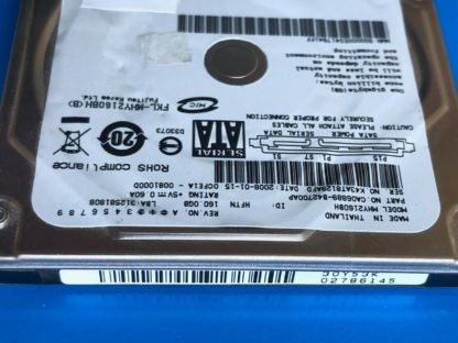 APPLE Fujitsu MHY2160BH, CA06889-B42700AP, 0CFE1A-0081000D, 160GB SATA 2.5 HD - Image 4