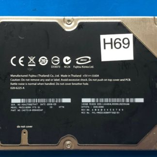 APPLE Fujitsu MHZ2160BH, CA07018-B56400AP, 0FFD7A-0081008C, 160GB SATA 2.5 HD