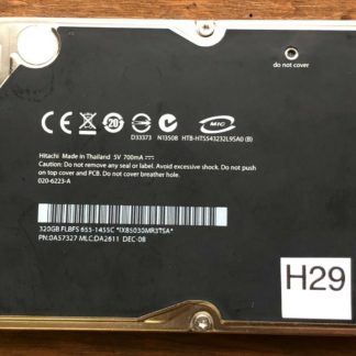 APPLE HITACHI HTS543232L9SAO P/N: 0A57327 MLC: DA2611 320GB - THAILAND 0A90126