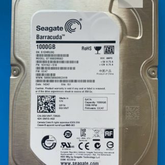 ST1000DM003 1CH162-510 S1DHRG9Q CC47 SU SEAGATE SATA 1000GB 100717520 REV B