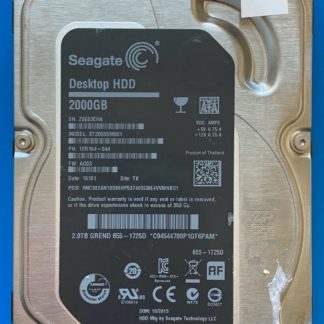 ST2000DM001 1ER164-044 Z8E03CHA AQ03 TK SEAGATE SATA 2000GB 100762568 REV A
