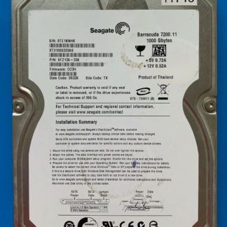 ST31000333AS 9FZ136-336 9TE1KNHK CC3H TK SEAGATE SATA 1000GB 100530756 REV A