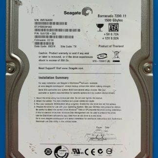 ST31500341AS 9JU138-302 9VS1AAK9 CC1H TK SEAGATE SATA 1500GB 100530699